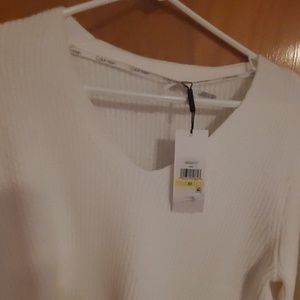 Calvin Klein white sweater